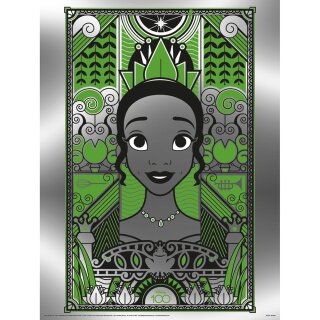 Disney Poster Metallic Print Tiana 30 x 40 cm