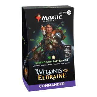 Magic the Gathering: Wildnis von Eldraine - Commander Deck &quot;Tugend und Tapferkeit&quot; (DE)