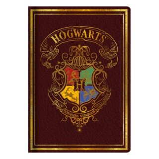 Harry Potter A5 Notizbuch Rot Colourful Crest