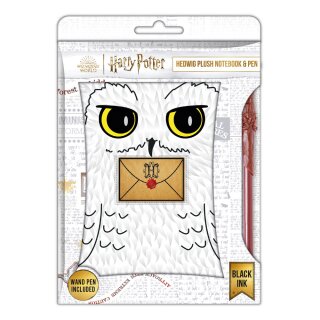 Harry Potter Pl&uuml;sch-Notizbuchset Hedwig