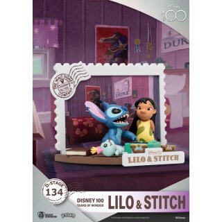 Disney 100 Years of Wonder D-Stage PVC Diorama - Lilo &amp; Stitch