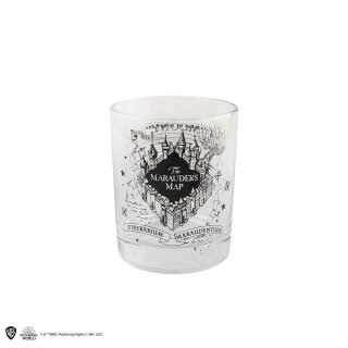 Harry Potter Candle with Necklace Marauders Map
