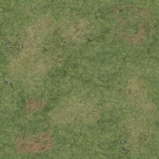 Battle Systems - Grassy Fields Gaming Mat 2x2 - Grid
