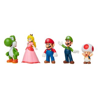 World of Nintendo Super Mario &amp; Friends Figuren 5er-Boxset Exclusive