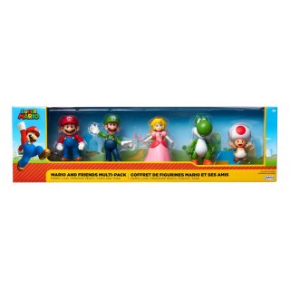 World of Nintendo Super Mario &amp; Friends Figuren 5er-Boxset Exclusive