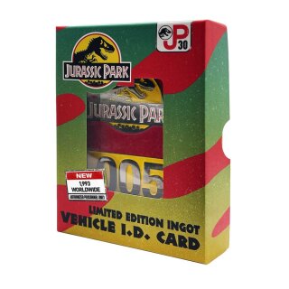 Jurassic Park Metallbarren - 30th Anniversary Jeep (Limited Edition)