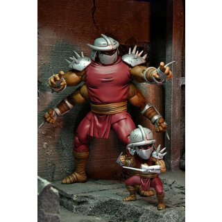 Teenage Mutant Ninja Turtles (Mirage Comics) Actionfigur - Shredder Clone &amp; Mini Shredder (Deluxe)