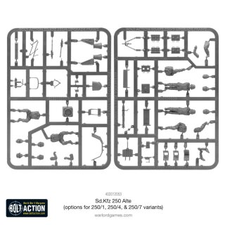Sd.Kfz 250 Alte (Options For 250/1, 250/4 &amp; 250/7)