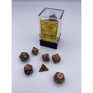 Lustrous&reg; Mini-Polyhedral Gold/silver 7-Die set