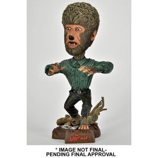 Universal Monsters Head Knocker Wackelkopf-Figur Wolf Man 20 cm