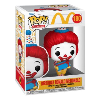 McDonalds POP! Ad Icons Vinyl Figur Birthday Ronald 9 cm
