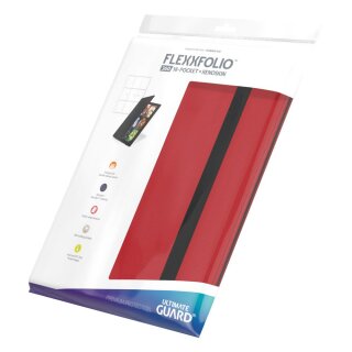 Ultimate Guard Flexxfolio 360 - 18-Pocket XenoSkin Rot