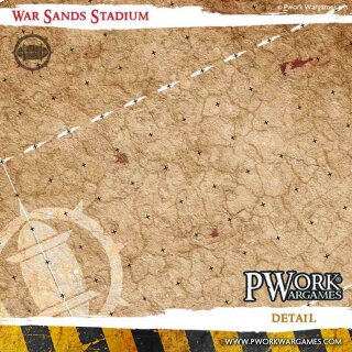 Neoprene Mat: War Sands Stadium 2,4` &times; 3 (73x92cm)