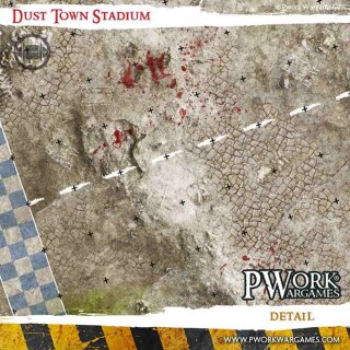 Neoprene Mat: Dust Town Stadium 2,4` &times; 3 (73x92cm)