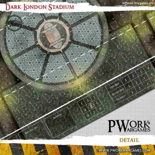 Neoprene Mat: Dark London Stadium 2,4` &times; 3 (73x92cm)