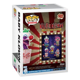 Space Invaders Killer Klowns from Outer Space POP! Movies Vinyl Figur Baby Klown 9 cm