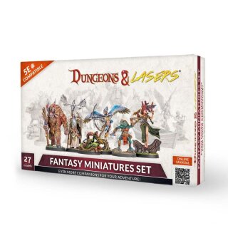 Dungeons &amp; Lasers - Fantasy Miniatures Set (27)