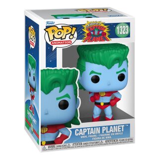 Captain Planet POP! Animation Figur Captain Planet 9 cm