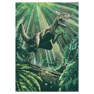 Jurassic Park Kunstdruck 30th Anniversary Edition Jungle Art Limited Edition 42 x 30 cm