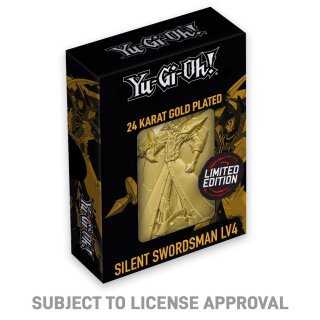 Yu-Gi-Oh! Replik Karte The Silent Swordsman (vergoldet)
