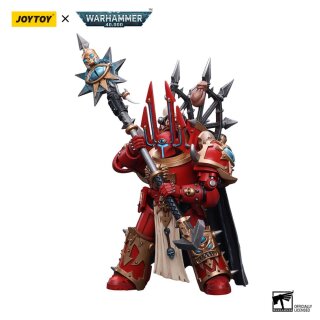 Warhammer 40k Actionfigur 1/18 Chaos Space Marines Crimson Slaughter Sorcerer Lord in Terminator Armour 12 cm