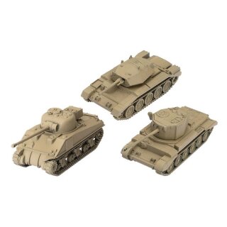 U.K. Tank Platoon (Crusader, Sherman VC Firefly, Challenger) (Multilingual)