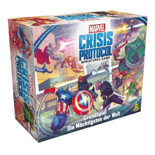 Marvel Crisis Protocol Grundspiel &ndash; Die M&auml;chtigsten der Welt (DE)