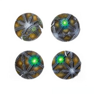 Chaos Temple 60 mm Round Base Toppers (4)