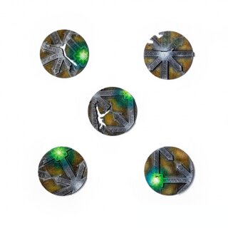 Chaos Temple 50 mm Round Base Toppers (47mm) (5)