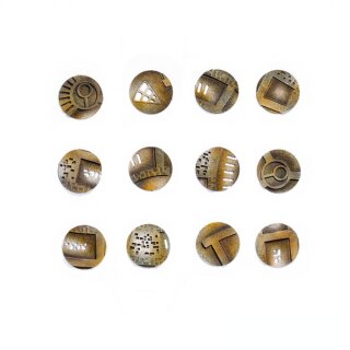 Caste Enclaves 30 mm Round Base Toppers (12)