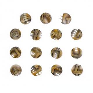 Caste Enclaves 28.5 mm Round Base Toppers (15)