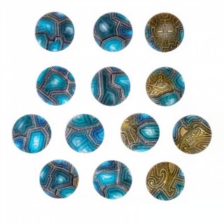 Dvergr Spaceship 40 mm Round Base Toppers (13)