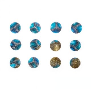 Dvergr Spaceship 30 mm Round Base Toppers (12)