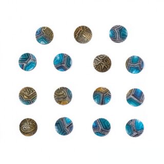 Dvergr Spaceship 25 mm Round Base Toppers (15)