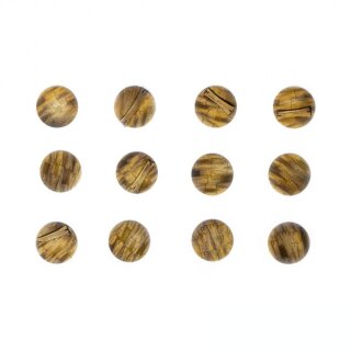 Wooden Planks 30 mm Round Base Toppers (12)