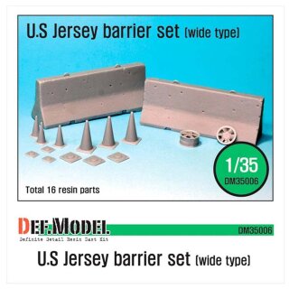 US  Jersey Barrier Set (wide type) 1/35