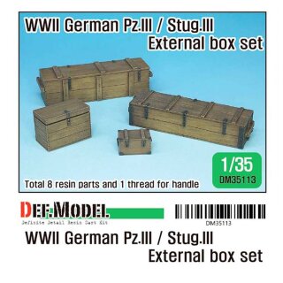 WWII German PZ.III / Stug.III - External Box Set 1/35