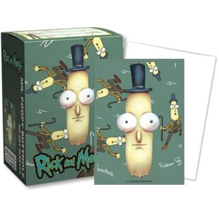 Dragon Shield Standard Size Sleeves - Brushed Art: Rick &amp; Morty &quot;Mr.Poopy Butthole&quot; (100)