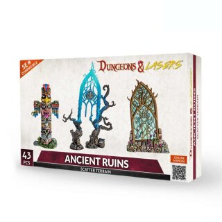Dungeons &amp; Lasers - Ancient Ruins Scatter Terrain