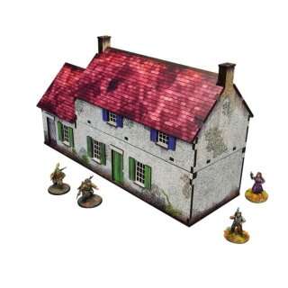 WW2 Normandy Homestead with Outbuildings (PREPAINTED)