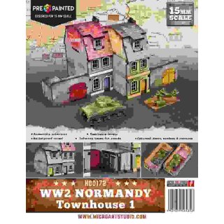 WW2 Normandy Townhouse #1 (PREPAINTED)