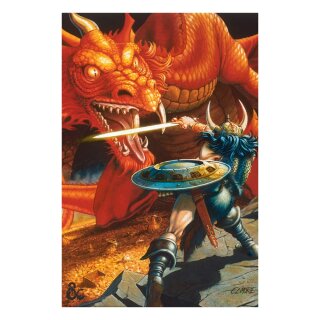Dungeons &amp; Dragons Poster - Classic Red Dragon Battle