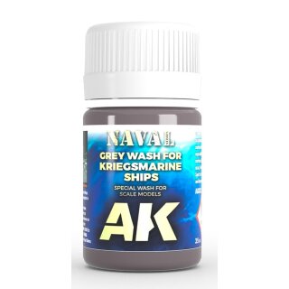 AK Grey Wash for Kriegsmarine Ships (35 ml)