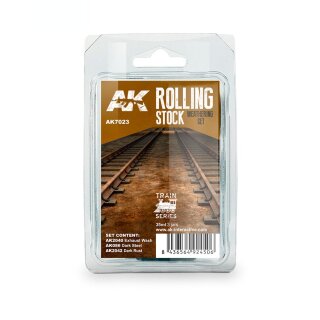 AK Weathering Set: Trains - Rolling Stock
