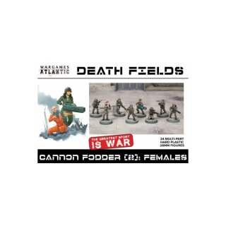 Death Fields: Cannon Fodder 2 (Females) (28mm) (EN)
