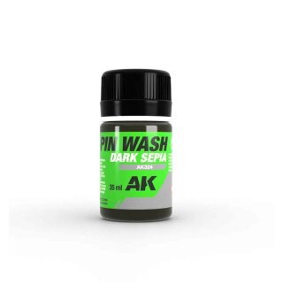 AK Pin Wash - Dark Sepia (35ml)