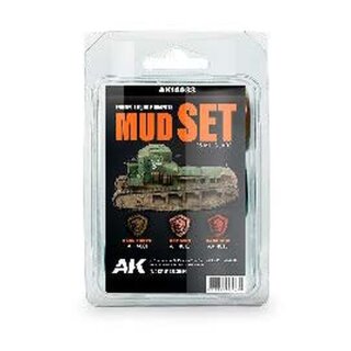 AK Liquid Pigment Set - Mud