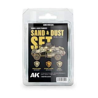 AK Liquid Pigment Set - Sand &amp; Dust