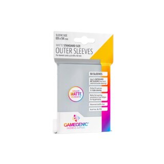 Gamegenic - Outer Sleeves Matte Standard Size 69 x 94mm (50)