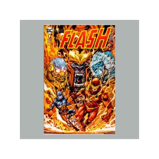 DC Direct Actionfigur &amp; Comic Captain Cold Variant (Gold Label) (The Flash) 18 cm